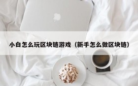 小白怎么玩区块链游戏(新手怎么做区块链)
