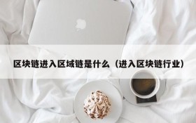 区块链进入区域链是什么(进入区块链行业)