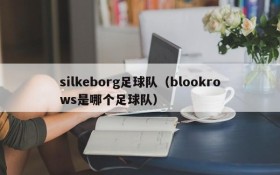 silkeborg足球队(blookrows是哪个足球队)