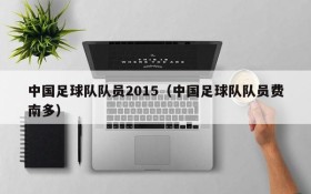 中国足球队队员2015(中国足球队队员费南多)