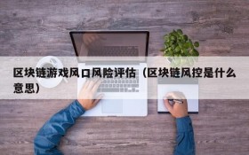 区块链游戏风口风险评估(区块链风控是什么意思)