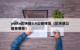 yotta区块链3.0公链项目(区块链公链有哪些)