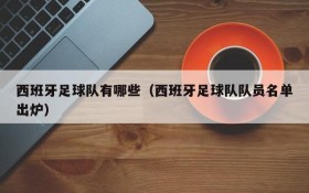 西班牙足球队有哪些(西班牙足球队队员名单出炉)