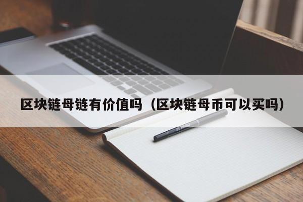 区块链母链有价值吗（区块链母币可以买吗）